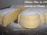 Gâteau-flan au citron comme un cheese-cake