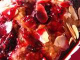 Pain aux framboises, amandes & épices