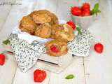 Scones aux fraises et à la menthe #végétalien