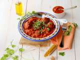 Tajine épicé de boulettes aux lentilles et haricots rouges