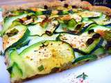 Tarte aux courgettes, au St-Nectaire & paprika