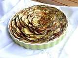 Tarte estivale aux aubergines, courgettes et au piment moulu