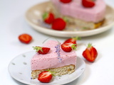 Bavarois fraise lavande