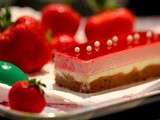 Bavarois fraises et lemon-curd