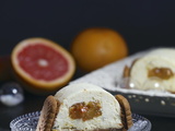 Bûche chocolat blanc et confit d’orange