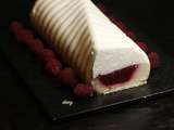 Bûche citron coco framboise