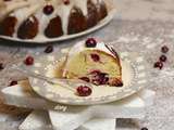 Bundt cake aux cranberries