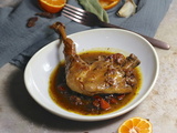 Canard aux clémentines et raisins secs