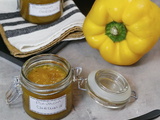 Confiture de poivrons au curry et curcuma￼