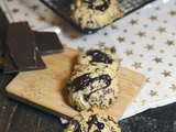 Cookies au chocolat et farine de noisette