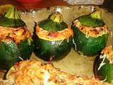 Courgettes farcies au saumon