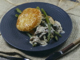 Feuilletés aux morilles et aux asperges