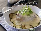 Filet de veau, crème à l’ail et au parmesan