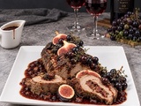 Filet mignon aux figues et aux raisins
