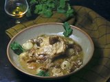 Fricassée de coq au cognac