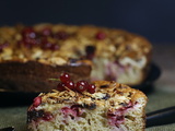 Gâteau au mascarpone groseilles et cranberry