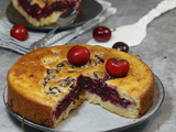 Gâteau fondant aux cerises