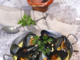 Moules à la crème de moutarde