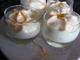 Mousse orange curd