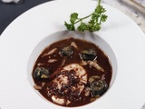 Oeufs en meurette aux escargots