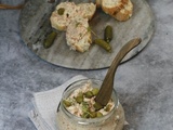 Rillettes de maigre aux cornichons