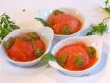 Sorbet tomate et tapenade