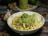 Tagliatelles au pesto de courgettes