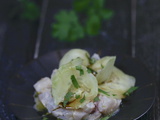 Tartare de dorade au concombre