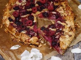 Tarte amandes et fruits rouges