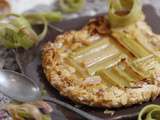 Tarte amandes rhubarbe