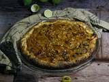 Tarte aux mirabelles et citron vert