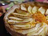 Tarte aux pommes au confit d’orange