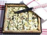 Tarte courgette amandes et citron confit