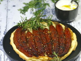 Tarte tatin de carottes nouvelles