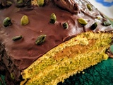 Bûche de Noël à la pistache