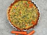 Tarte petits pois – carottes