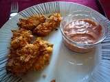 Nuggets de poulet faits maison avec son ketchup maison