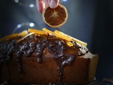 Cake Sucré Nibs de Cacao et Oranges Confites