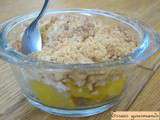 Crumble mangue coco