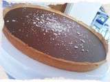 Tarte caramel beurre salé / chocolat au lait