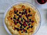 Tarte aux pommes et fruits rouges