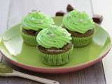 Cupcakes the matcha chocolat