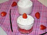 Fraises chantilly vanille