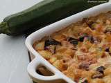 Gratin courgettes chorizo