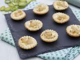 Minis tartelettes poireaux st jacques et vin blanc