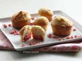 Muffins aux pralines roses