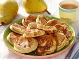 Pancakes aux poires et vin blanc