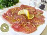 Carpaccio de thon