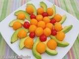 Salade de melon et avocat