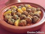 Tajine boulettes de viande hachée épinards